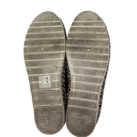 BOBS from Skechers Memory Foam Black Canvas Espadrille Flats – Women’s Size 8 - Picture 8 of 10
